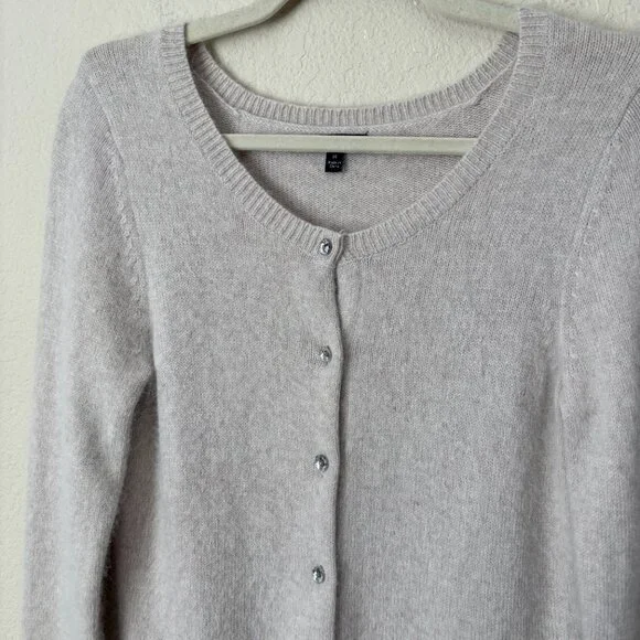 Angora Rabbit Hair Blend Super Soft Cardigan Sweater Apt. 9 - Picture 3 of 11